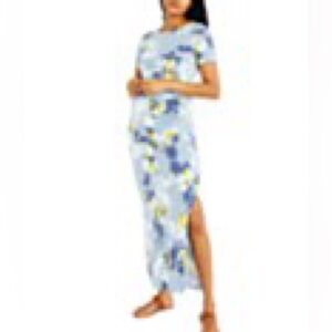 A Pea in the Pod Luxe Ruched Maternity Maxi Dress